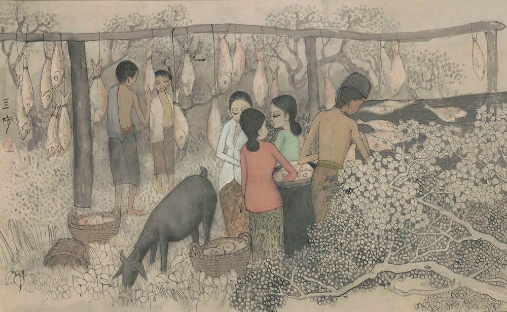 Image 1 Drying salted fish